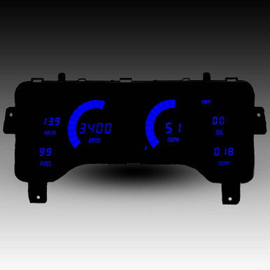 1996-2006 Jeep TJ LED Digital Gauge Panel