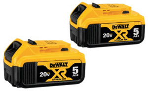 DeWalt DCB205-2 20V Max 5.0Ah Battery 2Pk