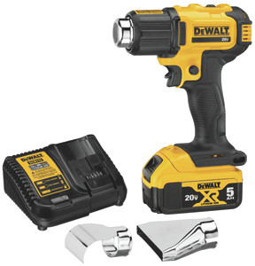 DeWalt DCE530P1 20V Heat Gun Kit