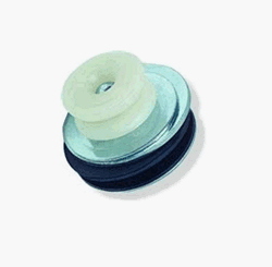 1967 - 1969 Camaro Quarter Window Roller Center Lower Guide Set with Installation Nuts, Each