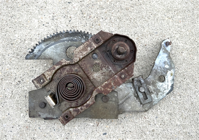 1967 - 1969 Camaro Quarter Window Glass Regulator, Rear RH, Original GM Used