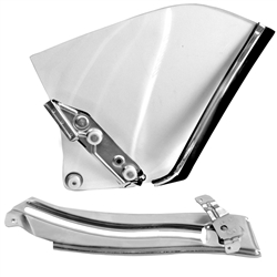 1967 - 1969 Camaro Quarter Window Glass Assembly Kit, Convertible Clear, Left Hand