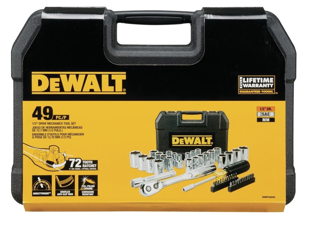 192PC DEWALT MECHANICS HANDTOOL SET