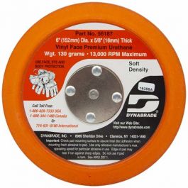 Dynabrade 6" Replacement PSA Pad (Soft)