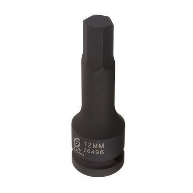Sunex Tools 26496 1/2-Inch Drive 12-mm Impact Socket