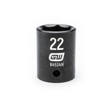 GearWrench 84534N 1/2" Drive 22mm Shallow Impact Socket