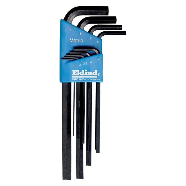 9 Piece Metric Long Hex-L Hex Key Set EKL10609