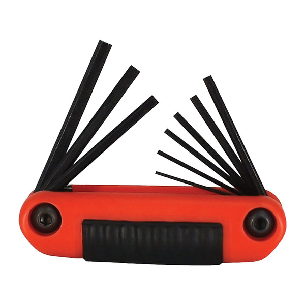 9 Piece SAE Ergo-Fold Hex Key Set