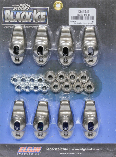 Elgin SBC B/I Rocker Arm Kit 1.50 Ratio 3/8 Stud ICE410840
