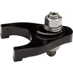 1967 - 1991 Camaro Distributor Hold Down Clamp Bracket, Black Anodized Billet