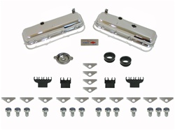 1967 - 1972 Camaro Chrome Big Block Valve Covers Kit with Installation Set