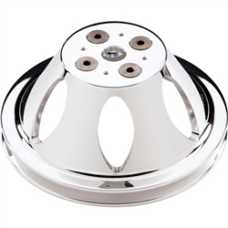 1967 - 1968 Camaro Water Pump Pulley, Big Block, 1 Groove, Billet, Short Style