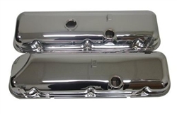 1967 - 1972 Camaro BBC Valve Covers, Big Block, Taller Cheater Style with Slant