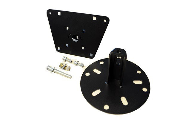 EVO Manufacturing EVO-1163B License Plate Relocate/Rotopax Can Mount for 07-18 Jeep Wrangler JK & Unlimited JK