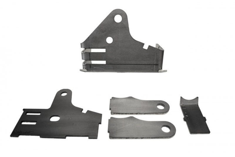 EVO Manufacturing EVO-1171 HD Raised Trackbar Bracket with Ram Assist Mount for 07-18 Jeep Wrangler JK