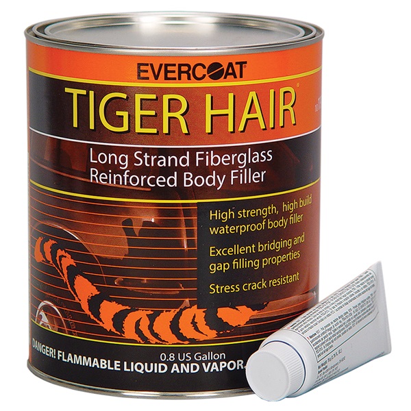 Evercoat Tiger Hair Fiberglass Body Filler, 0.8 Gal