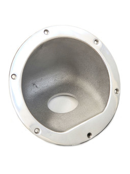 57° Deg Aluminum Fuel Filler Neck Protector / Dish / Housing 8-1/2" O.D.