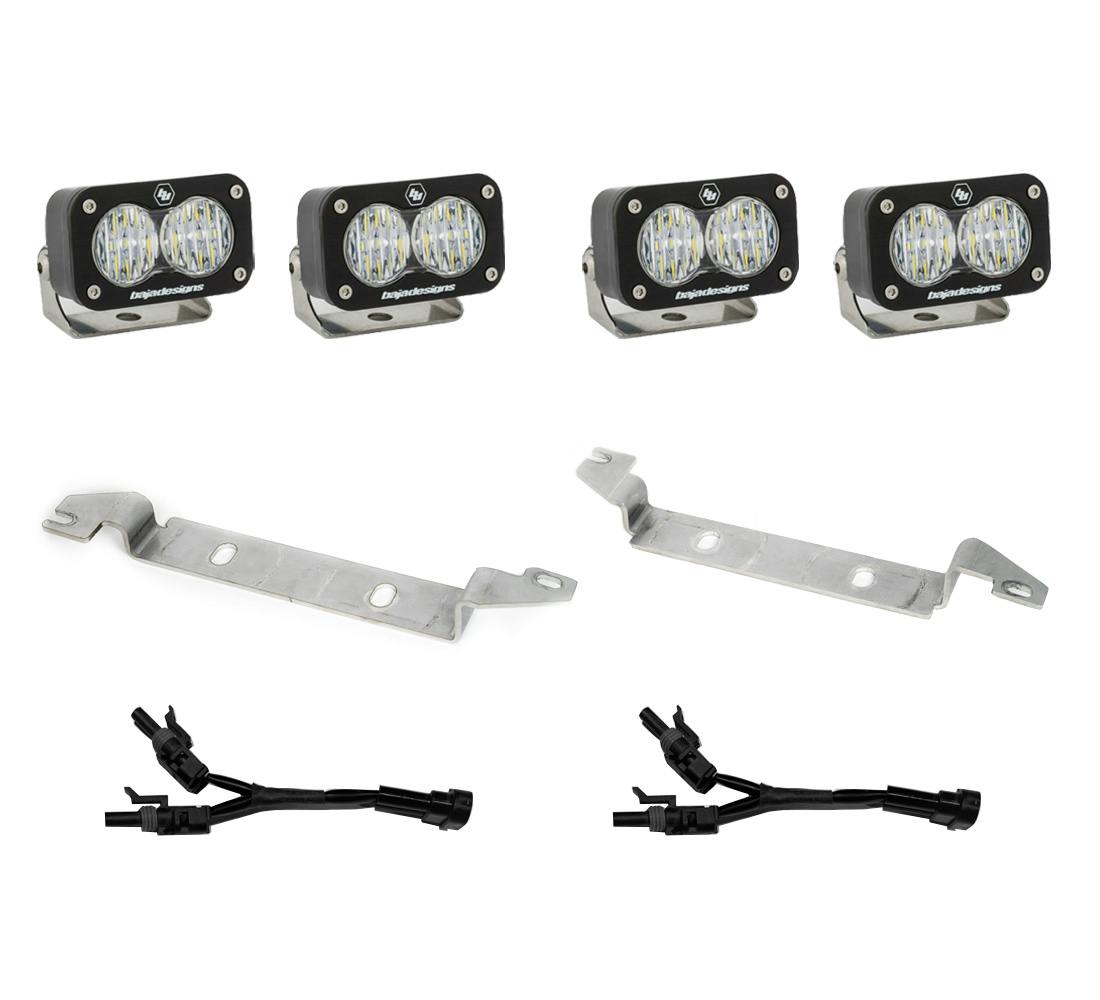 Baja Designs 448080 S2 Sport Dual Fog Pocket Light Kit