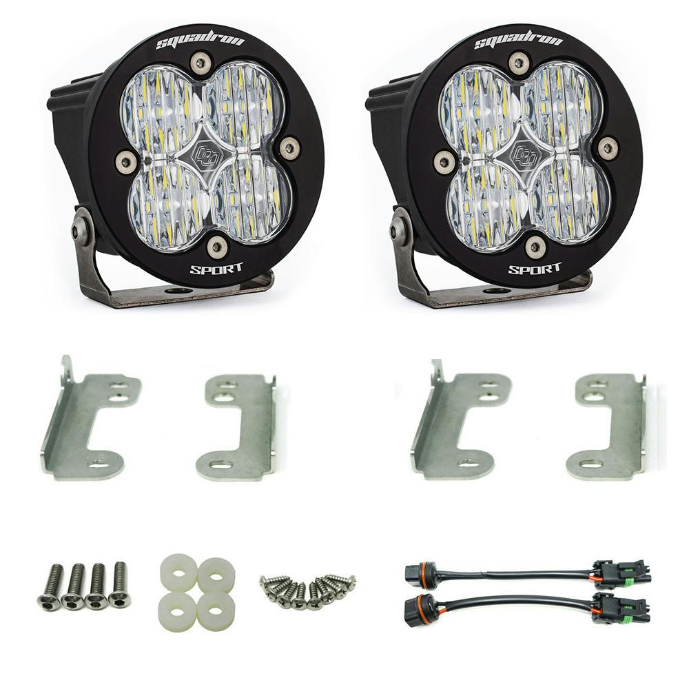Baja Designs 448146 Jeep JK Squadron-R Sport Fog Pocket Light Kit