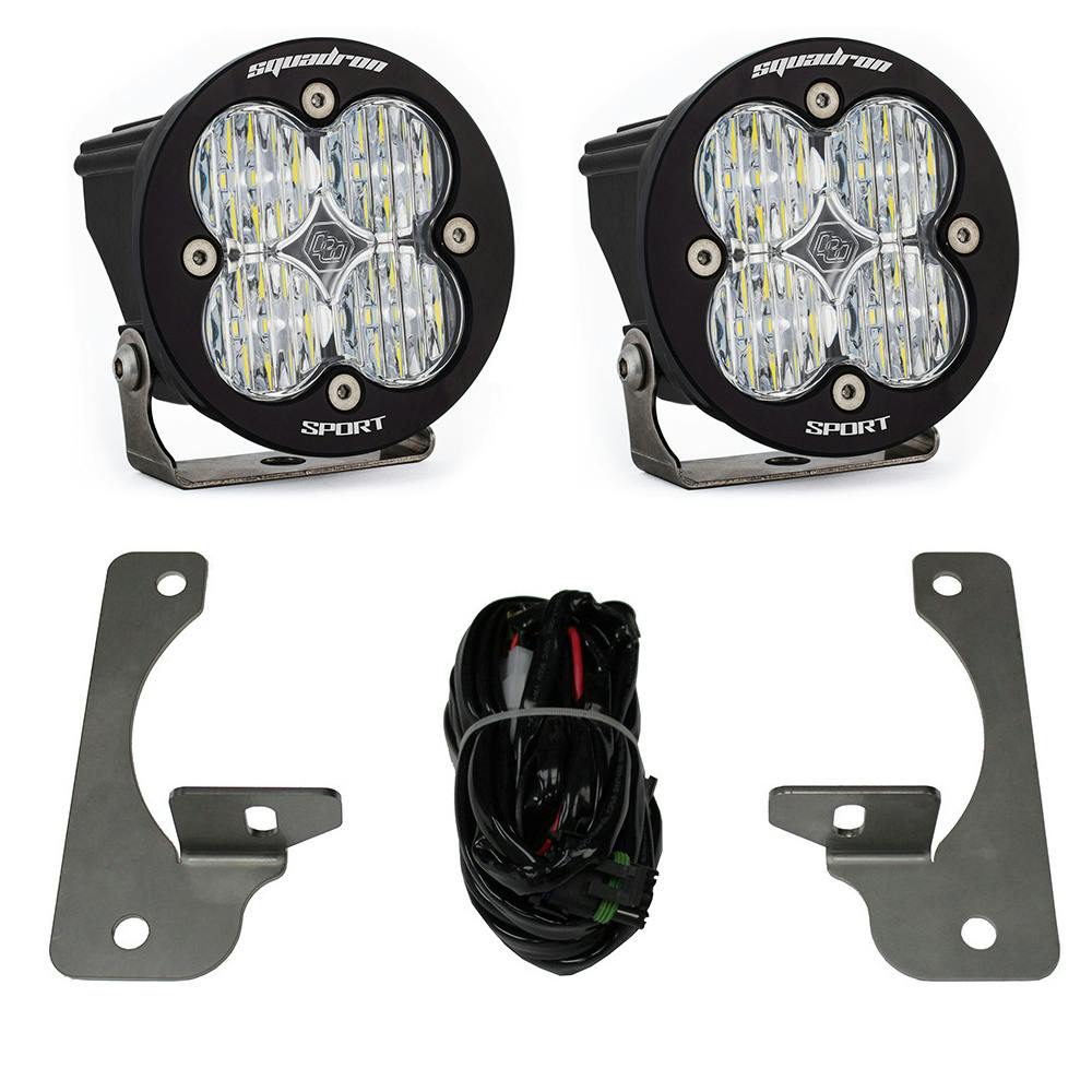 Baja Designs 448147 Jeep JK Squadron-R Sport Fog Pocket Light Kit
