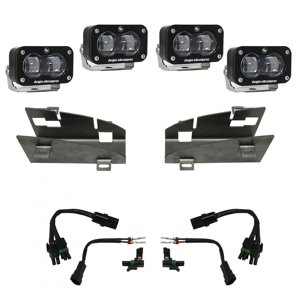Baja Designs 448164 Dodge/Ram Dual S2 SAE Fog Pocket Light Kit
