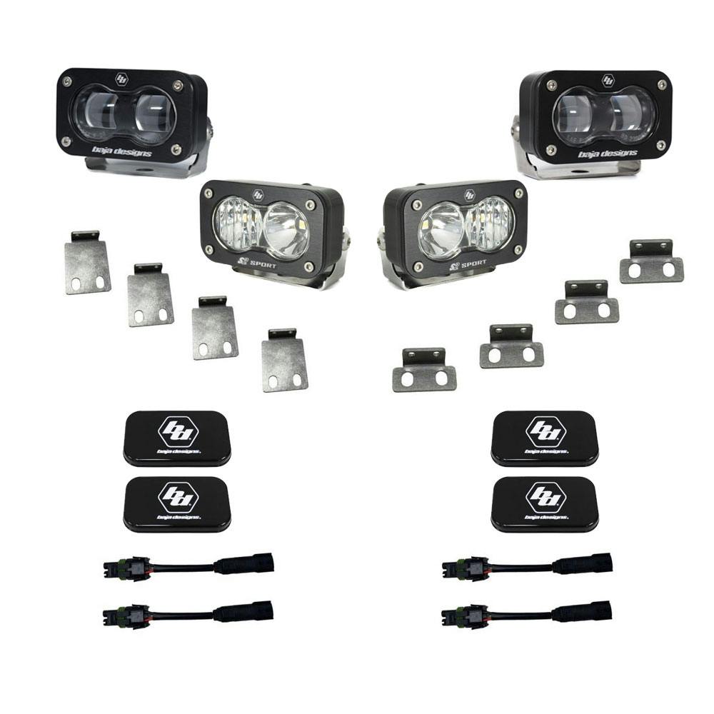 Baja Designs 448180 S2 SAE/S2 Sport Fog Pocket Kit