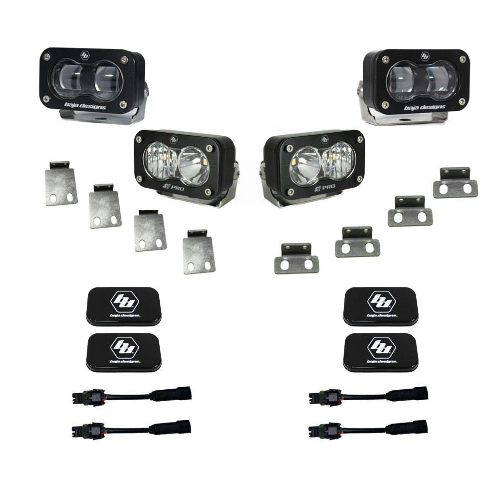 Baja Designs 448182 S2 SAE/S2 Pro Fog Pocket Kit