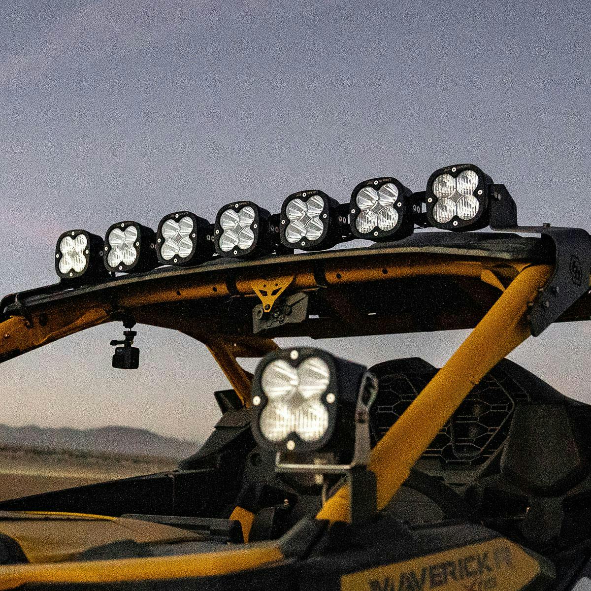 Baja Designs 448200 Can-Am Maverick R 7XL Linkable Roof Mount Kit
