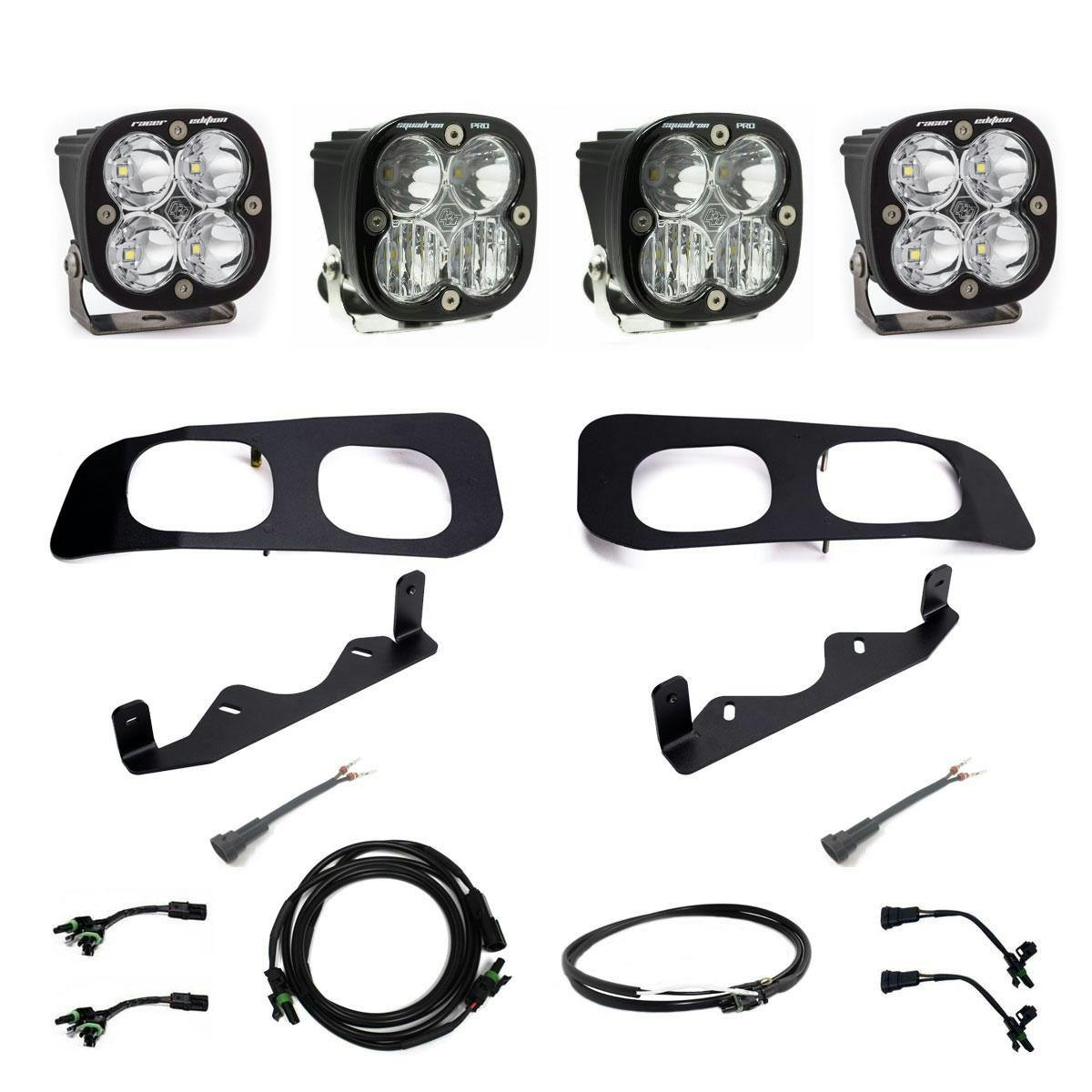 Baja Designs 448255UP Ford Squadron Racer/Squadron Pro "Unlimited" Dual Fog Pocket Light Kit