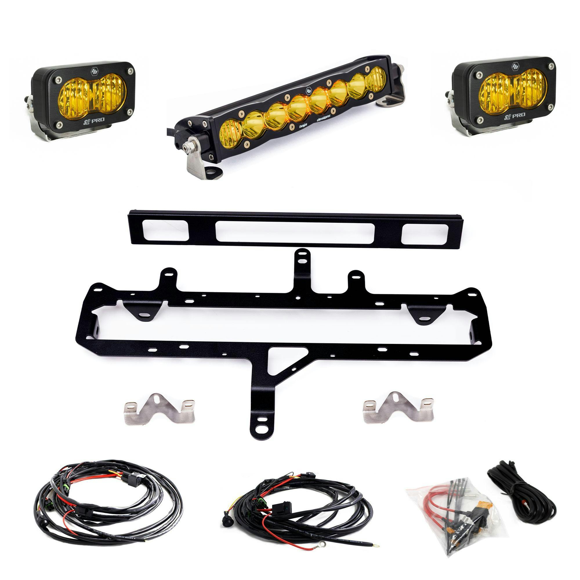 Baja Designs 448261 S8 10-inch/S2 Pro Grille Light Kit