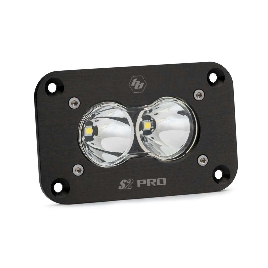 Baja Designs 481011 S2 Pro Black Flush Mount LED Auxiliary Light Pod