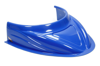 Fivestar MD3 Hood Scoop 5in Tall Flat Chevron Blue 040-4113-CB