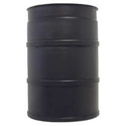 30 Gallon Plastic Drum for Aqueous Parts Washers, Black