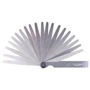 Fowler Inch 26 Leaf Set Tapered Thickness Gage