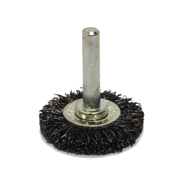 Circular Wire Wheel Brush, 1-1/2" Diameter, Coarse