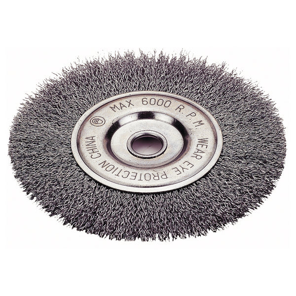 Crimped-Type Wire Wheel Brush, 6" Diameter FPW1423-2121