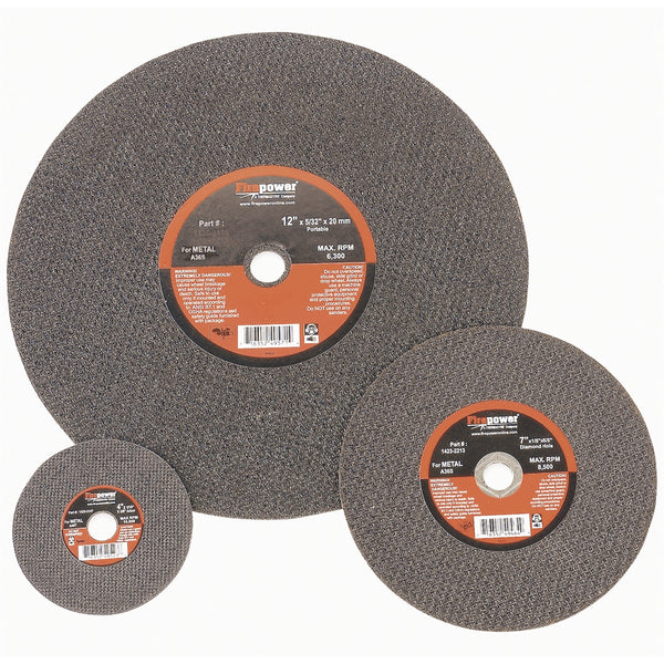 Type 1 Cut Off Abrasive Wheels, 4" x 1/16" x 5/8" (5 Per Pack) FPW1423-3157