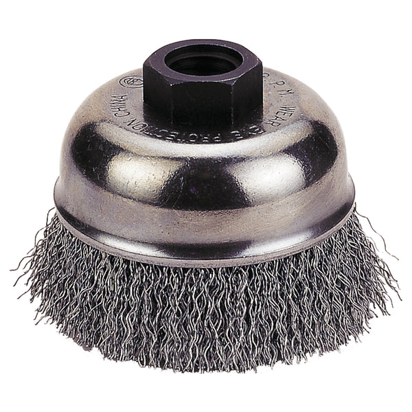 Crimp-Type Wire Cup Brush, 4" Diameter FPW1423-3158