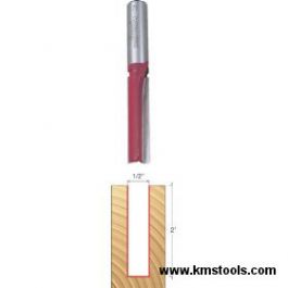 Freud 12-128 Two Flutes 1/2 in Shank 1/2" x 2" Straight Bit