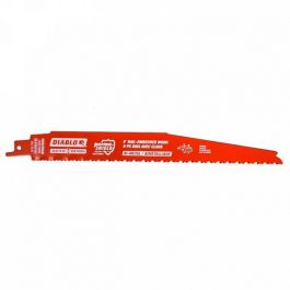 Diablo 9" 6/12TPI Bi-metal Recip Blade For Nail Embedded Wood