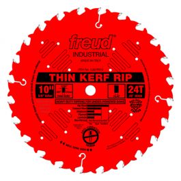 Freud Industrial 10" 24T Thin Kerf Ripping Blade