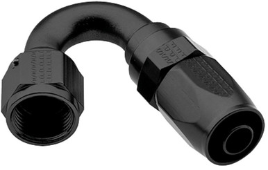 Fragola Hose Fitting #10 150 Deg Pro-Flow Black 231510-BL