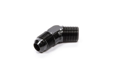 Fragola 45 Deg Adapter Fitting #3 x 1/8 MPT Black 482303-BL
