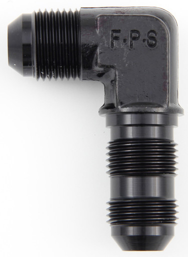 Fragola #4 x 90 Deg Bulkhead Fitting Black 483304-BL