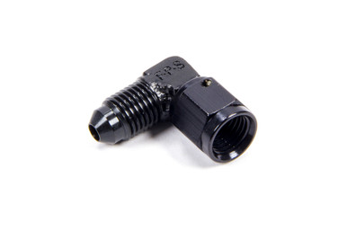 Fragola #4 Female Swivel to Male 90 Degree Fitting Black 498102-BL