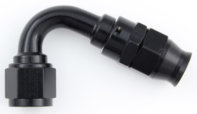 Fragola Hose Fitting #10 120 Deg PTFE Black 681210-BL