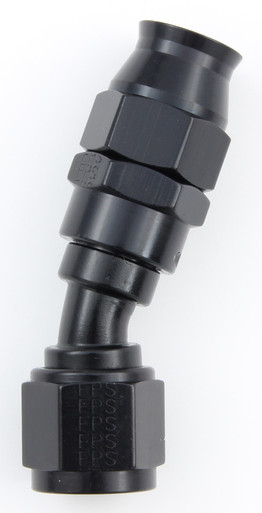 Fragola Hose Fitting #8 30 Deg PTFE Black 683008-BL