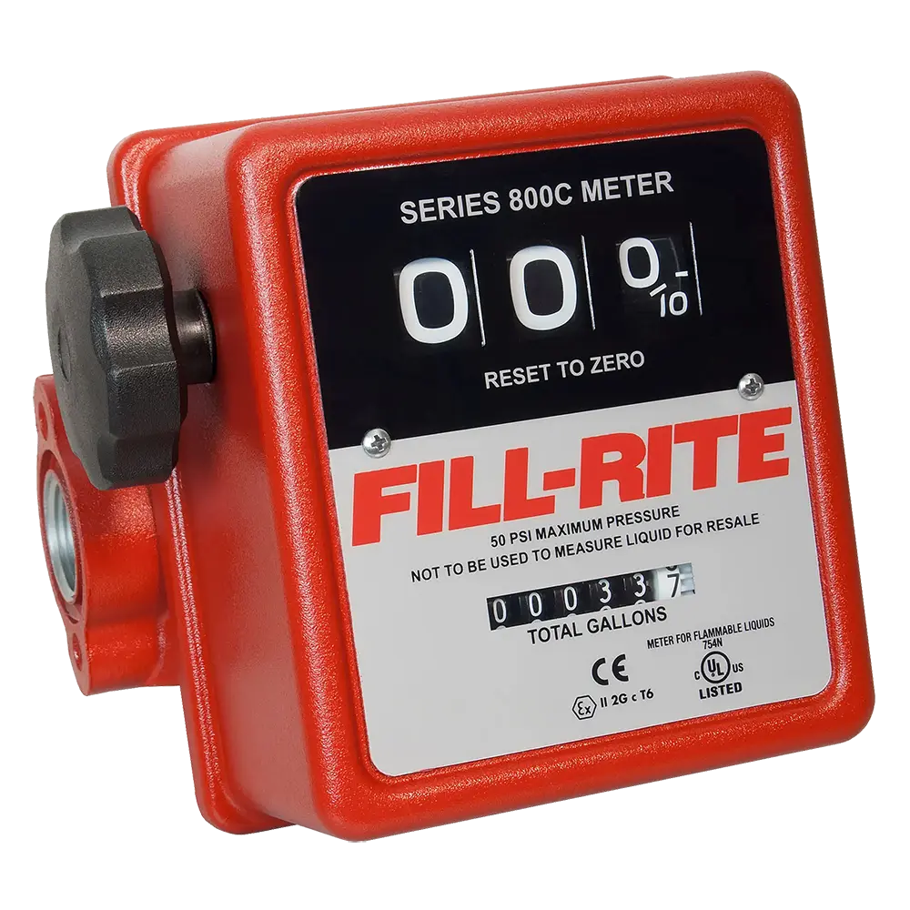 Fill-Rite 807C 3-Digit Mechanical Fuel Transfer Meter