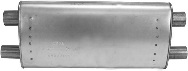 1967 - 1974 Camaro Cross Flow Transverse Exhaust Muffler, OE Style