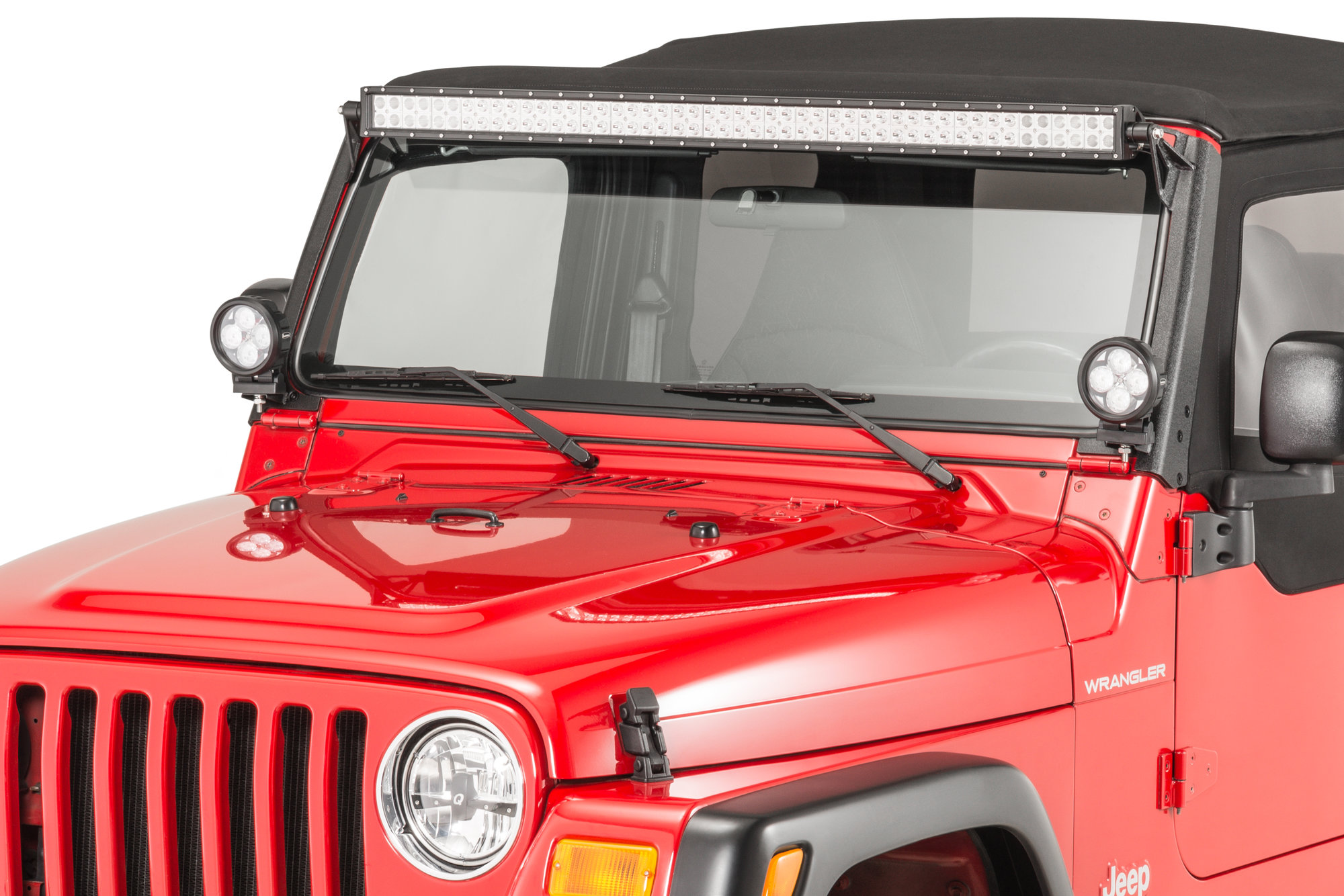 Fishbone Offroad FB21057 52" Light Bar Bracket for 97-06 Jeep Wrangler TJ